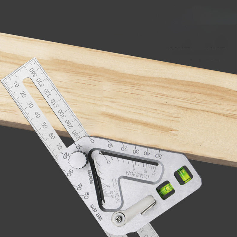 Triangular Level Multifunctional Woodworking Triangle Ruler Angle Ruler Revolutionary Carpentry Tool Measuring Tools