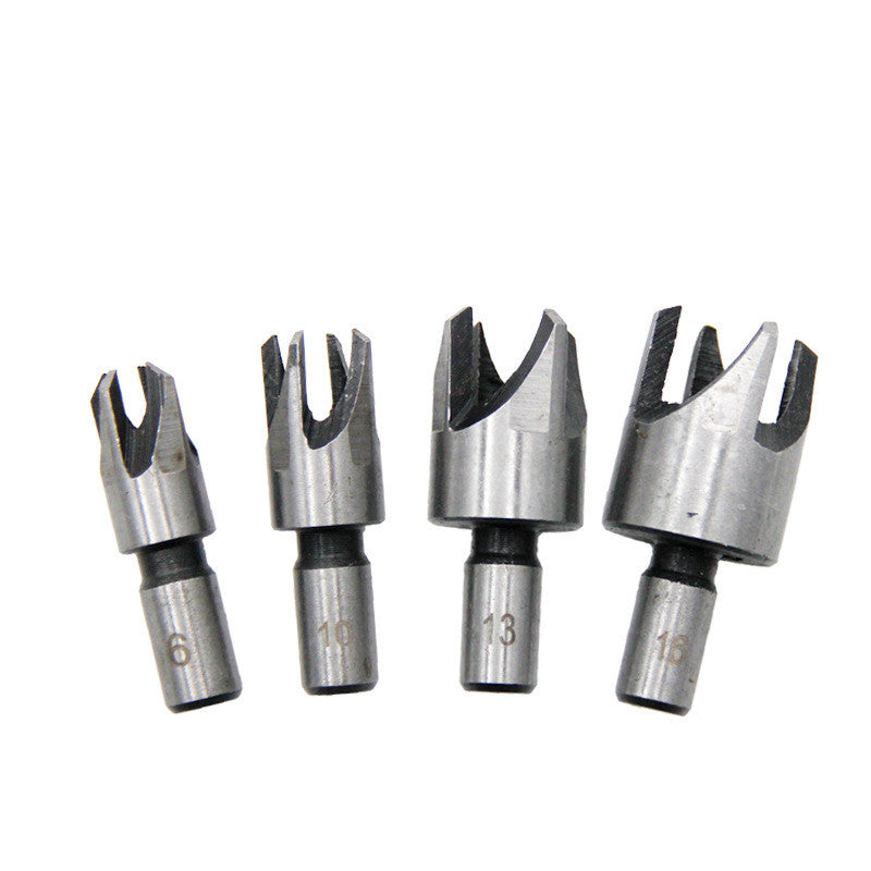 Factory Price Wholesale Cork Drill 8-Piece Woodworking Hole Opener Set Punch Drill Bit Cork Drill Claw Reaming Drill Bit