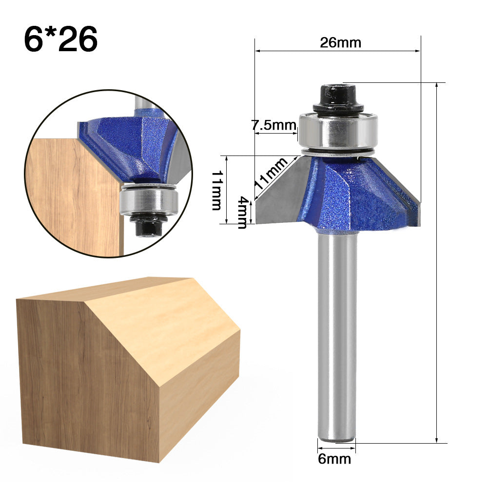 Angle cutter woodworking milling cutter