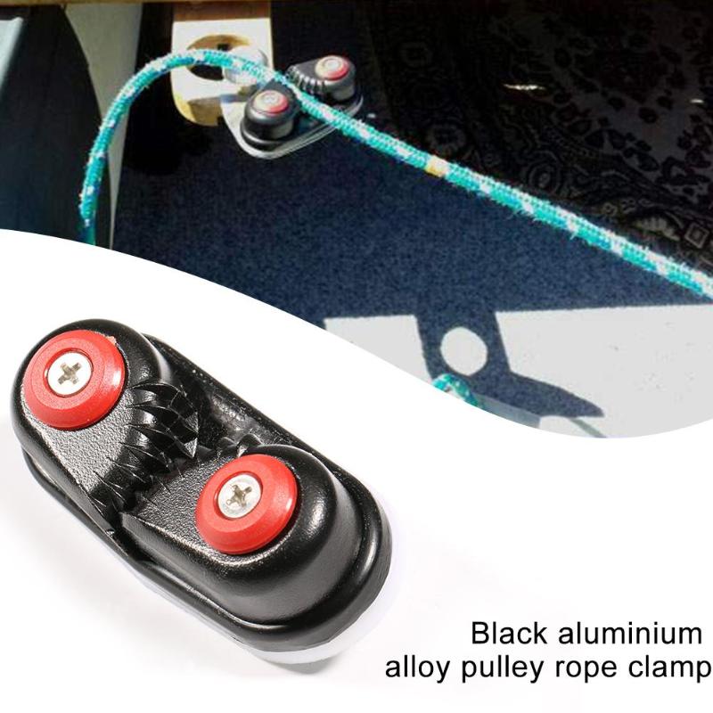 Black aluminum alloy wire clamp