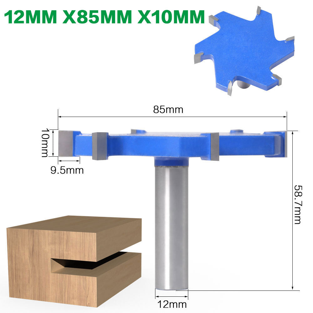 Woodworking Tools With Extended T-slot Cutters, Groove Cutters, T-slot Cutters