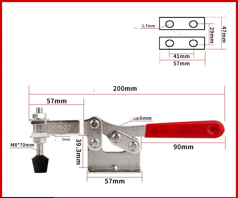 Quick Jig Horizontal Clamp Fixed Clamp