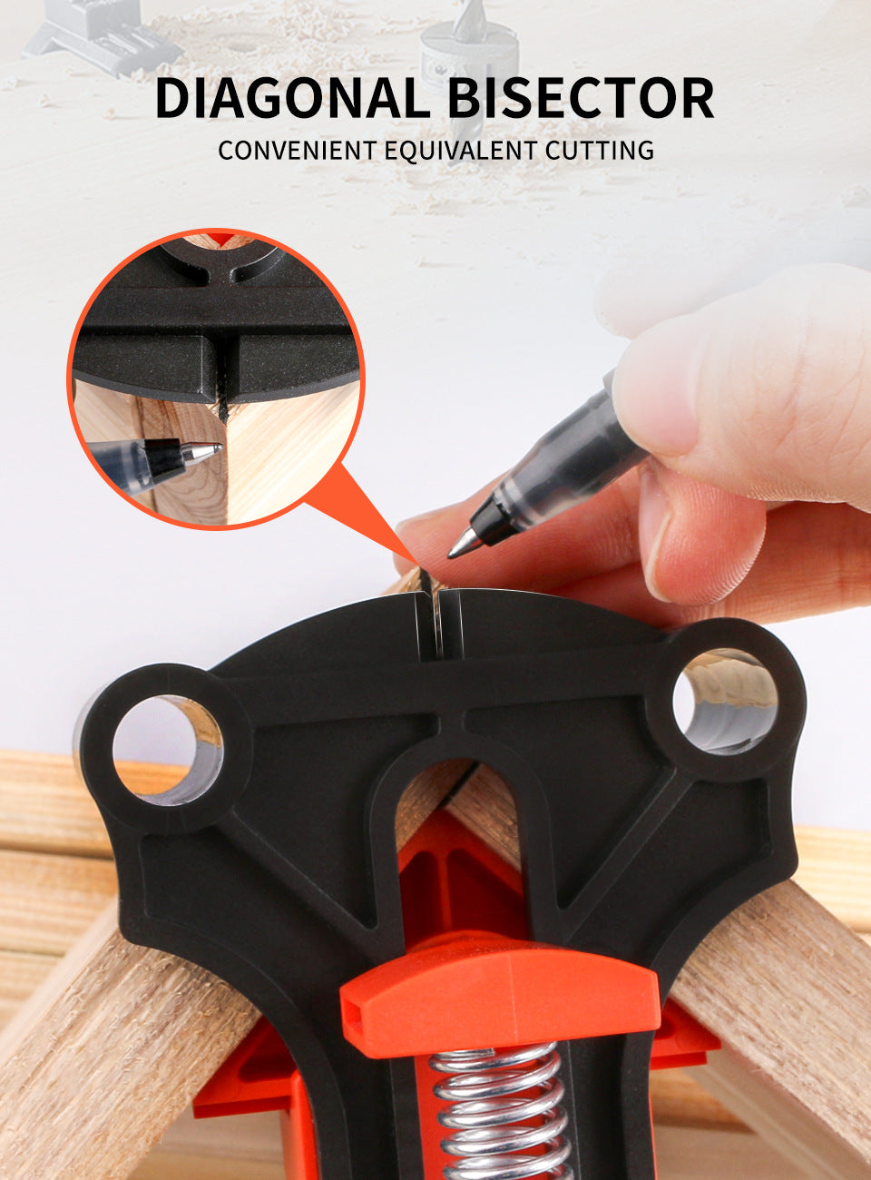 Punch Installer 90 Degree Right Angle Clip Photo Frame Clip Picture Frame Clip