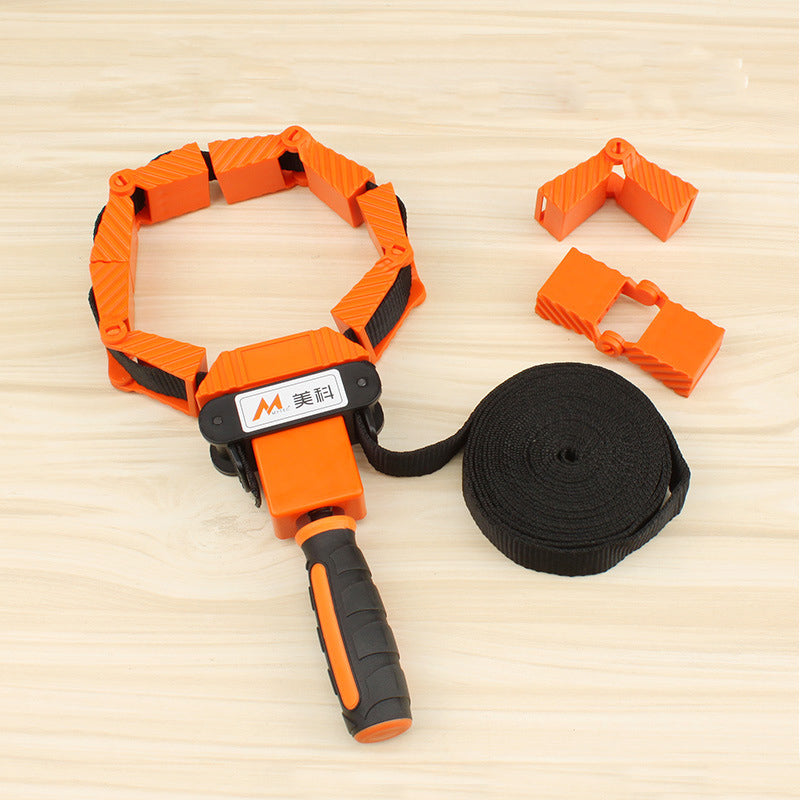 Woodworking jigsaw clamp nylon strapping clamp tool