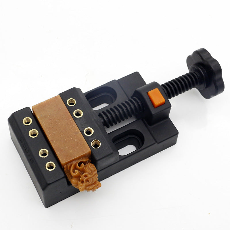 Eight Hole Vise Walnut Clamp Mini Bench Vise Table Clamp